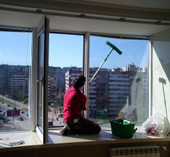 Мытье окон в однокомнатной квартире Пикалёво